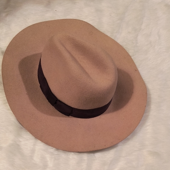 H&M Women's Wide Brim Hat with Dark Brown Band - Picture 5 of 5